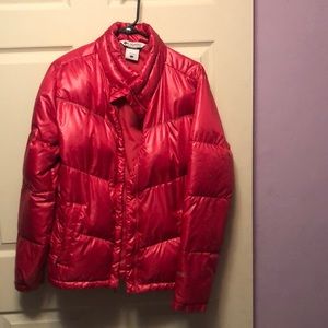 Barbie pink Columbia size large puffer jacket